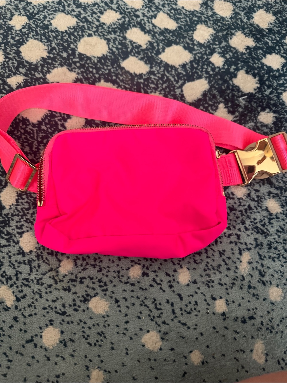 TCEC Hot Pink Crossbody Belt Bag